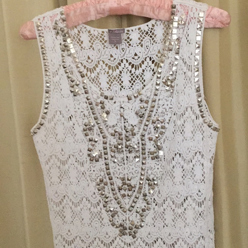 White lace shirt size S